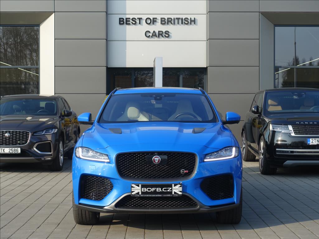 Jaguar F-Pace 5,0 SVR, 550HP,1.Maj,R,DPH,