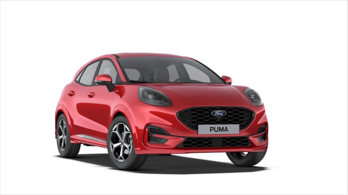 Ford Puma 1,0 EcoBoost mHEV 92 kW/125 kon, 6 st. manul  ST-LINE Nov model