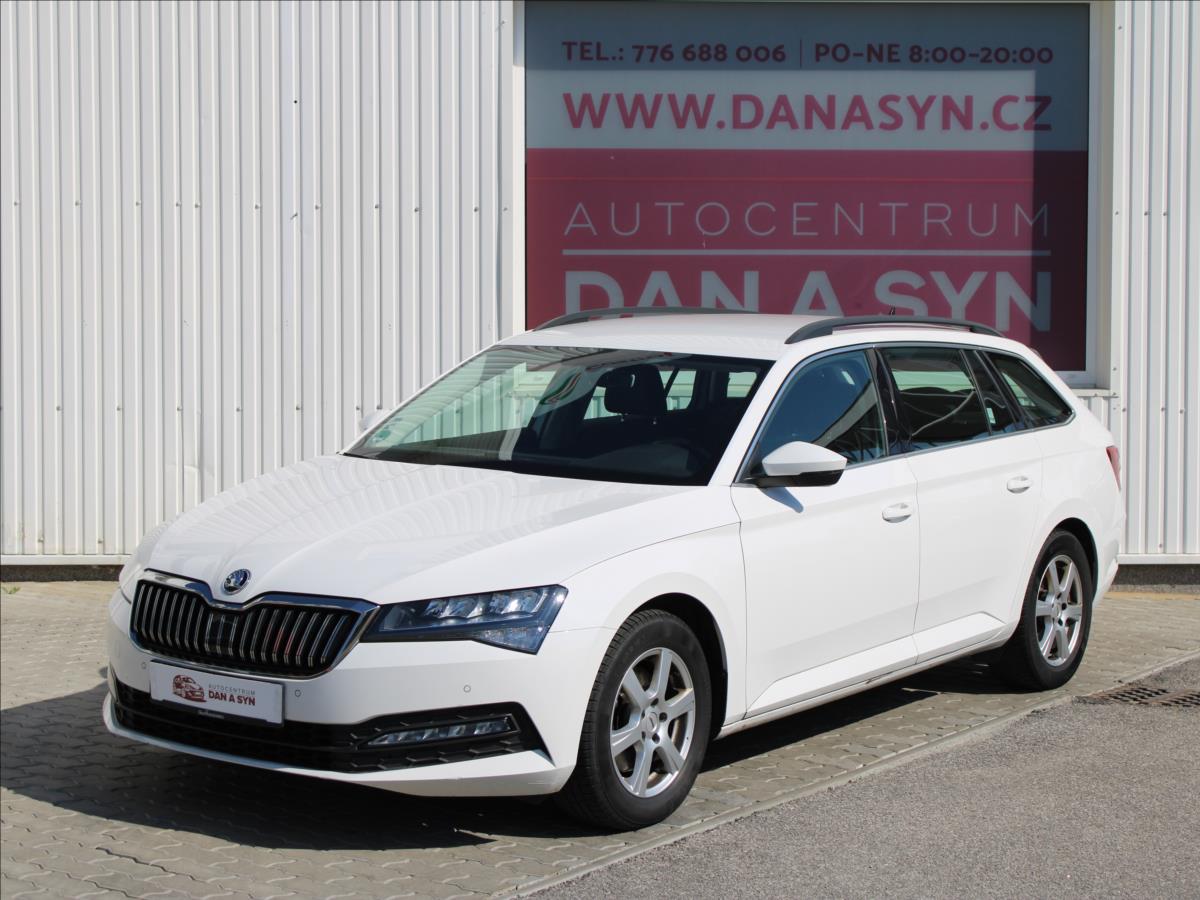 koda Superb 2,0 TDI DSG LED 1.majitel