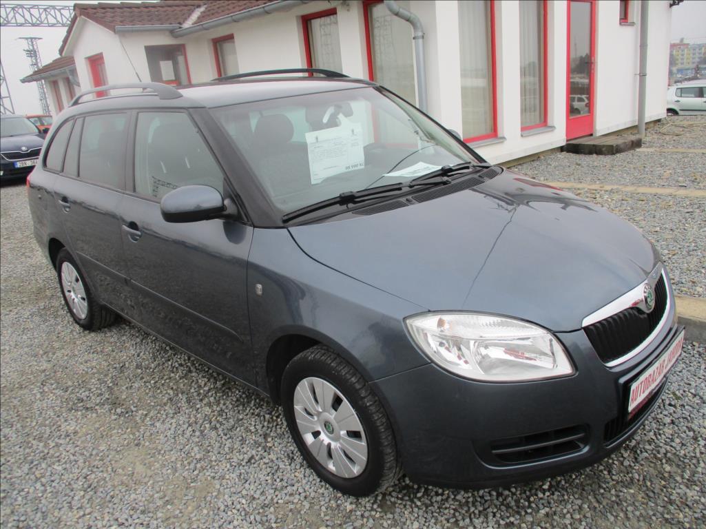 koda Fabia 1,2 i, klimatizace, serviska,