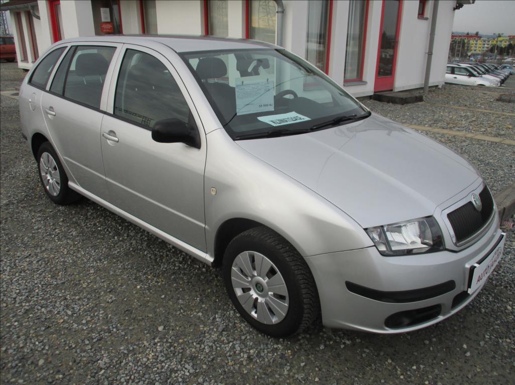 koda Fabia 1,4 16V, serviska, klimatizace,
