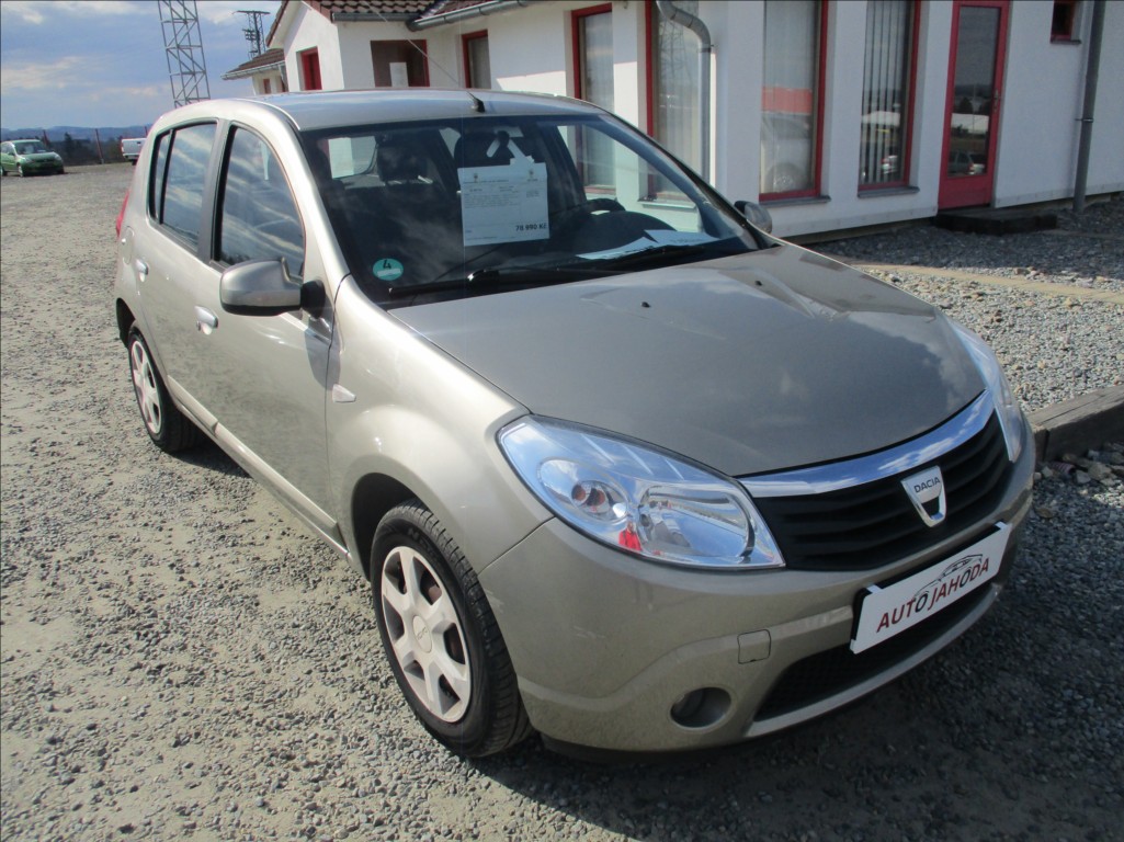 Dacia Sandero 1,4 MPI, servis, klimatizace,