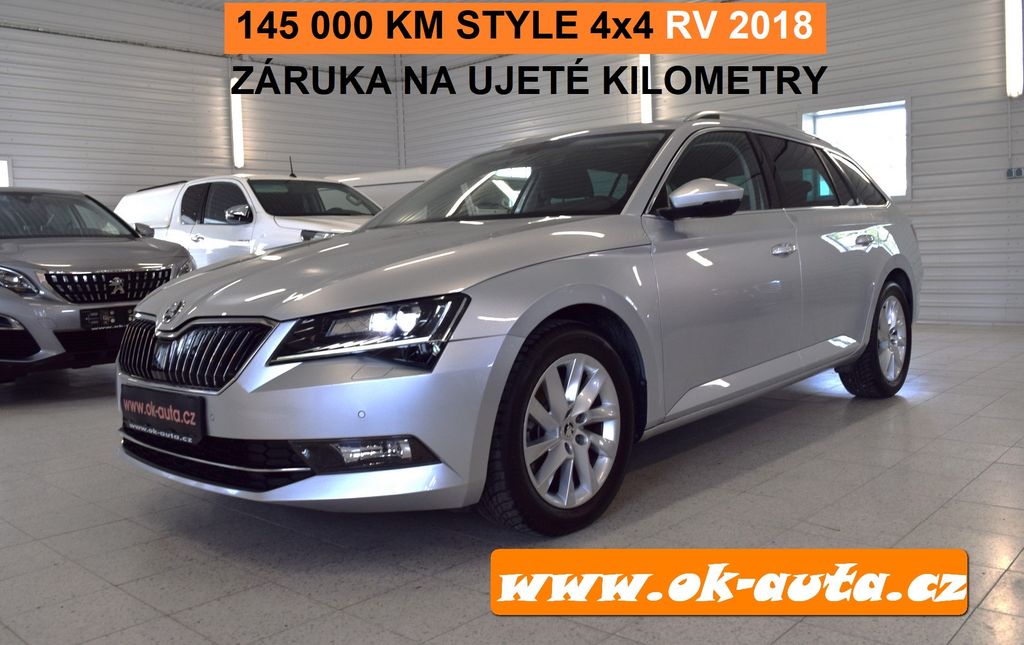 koda Superb 2.0 TDI STYLE 4X4 ACC 11/2018