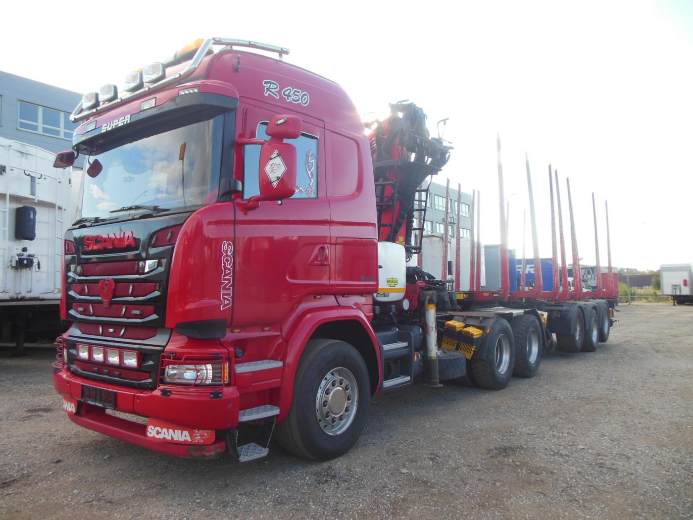 Scania  13   R 450, Palfinger+Umikov Telesk