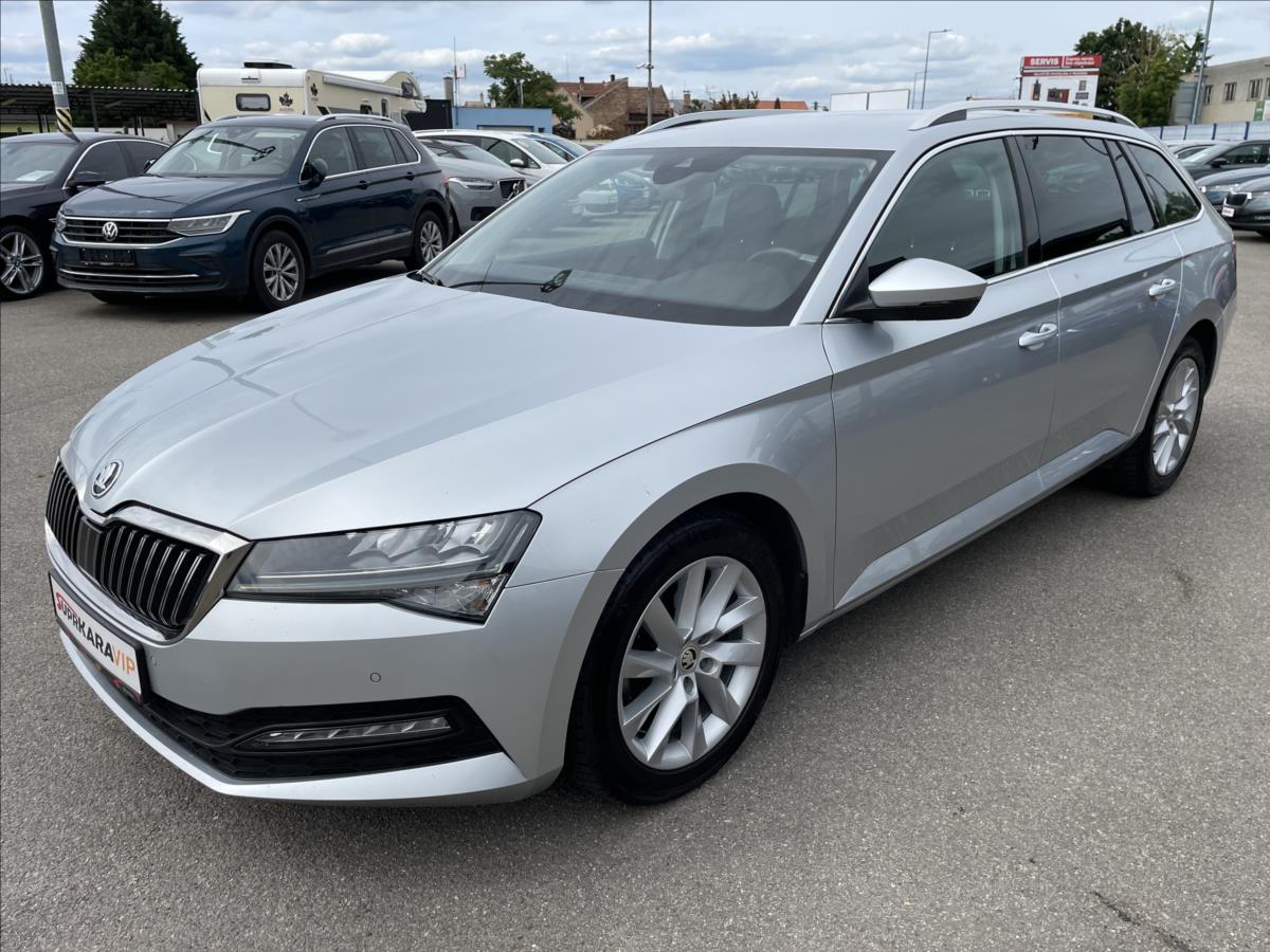 koda Superb 2,0 TDi DSG Matrix LED*Navi*ACC Lane-& Side Assist*Po  servise a nov brzdy! MY 2021!